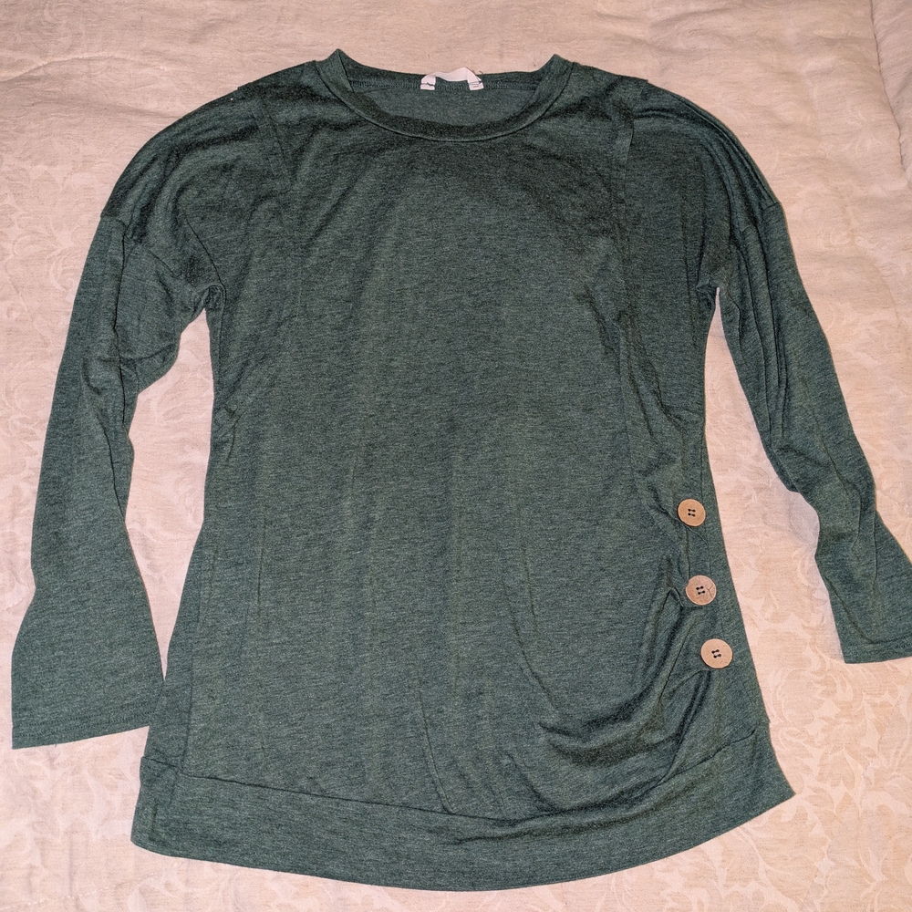 Nursing/Maternity Green Top